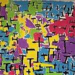 モンドリアンの絵をモチーフにして